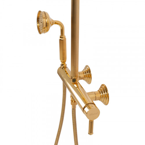Душевая система Cezares Olimp OLIMP-CD-03/24-L Золото 24 карат латунь на стену