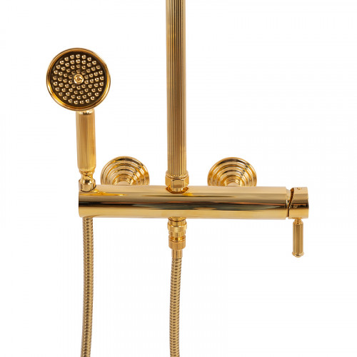 Душевая система Cezares Olimp OLIMP-CD-03/24-L Золото 24 карат латунь на стену