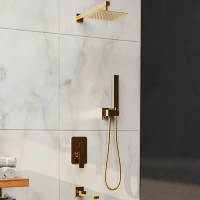 Душевая система RGW Shower Panels SP-56G 51140856-06 Золото латунь встраиваемый