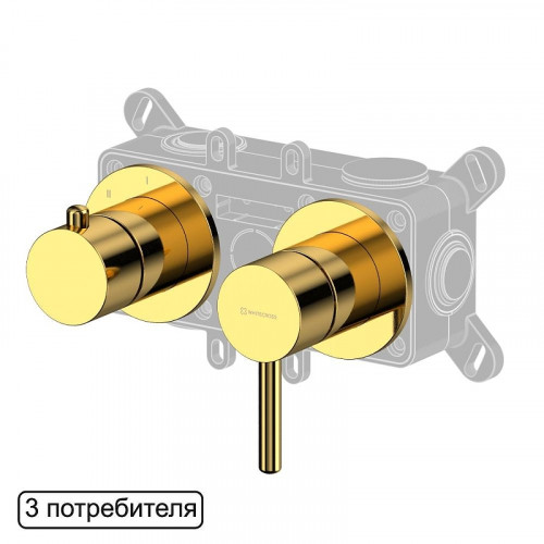 Смеситель для душа Whitecross Y gold Y1243GL цвет Золото