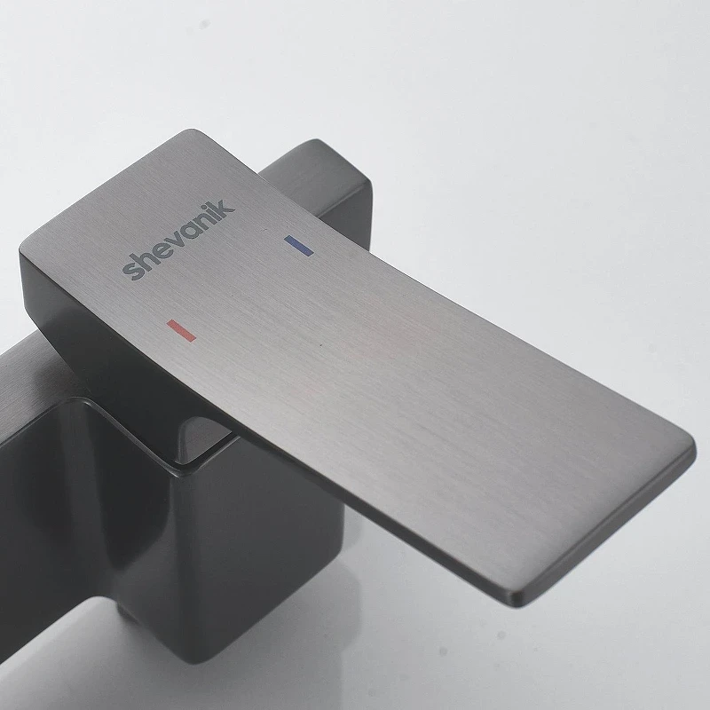 Гигиенический душ со смесителем Shevanik S6105T-1 цвет Оружейная сталь