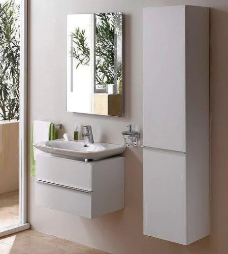 Шкаф пенал Laufen Palace New 35 R 4.0202.2.075.475.1 подвесной Белый глянцевый
