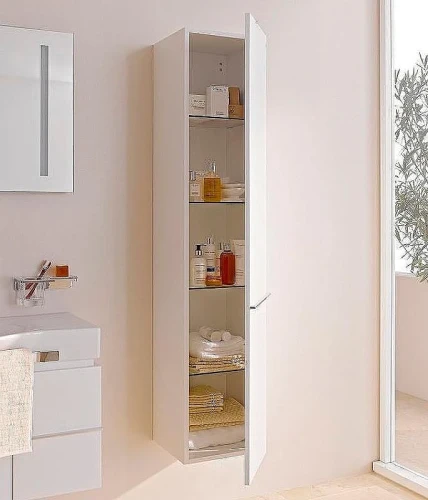 Шкаф пенал Laufen Palace New 35 R 4.0202.2.075.475.1 подвесной Белый глянцевый