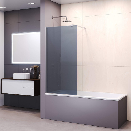 Шторка на ванну RGW Screens SC-051 80х150 351105108-31 профиль Хром стекло тонированное