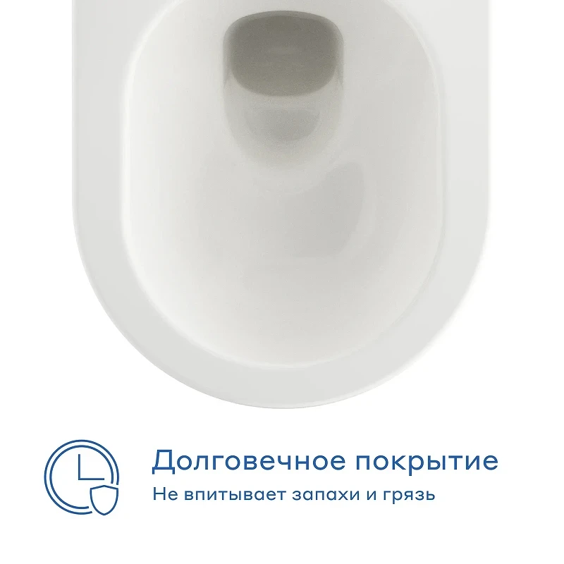 Унитаз Pragma Olako 901855.OLK1.GWWR.019-2 подвесной цвет Белый глянцевый с сиденьем Микролифт