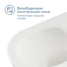 Унитаз Pragma Olako 901855.OLK1.GWWR.019-2 подвесной цвет Белый глянцевый с сиденьем Микролифт