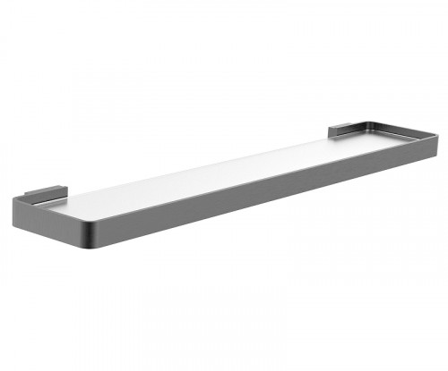 Стеклянная полка Wonzon &amp; Woghand Lotte WW-8327A-BGM цвет Темный графит