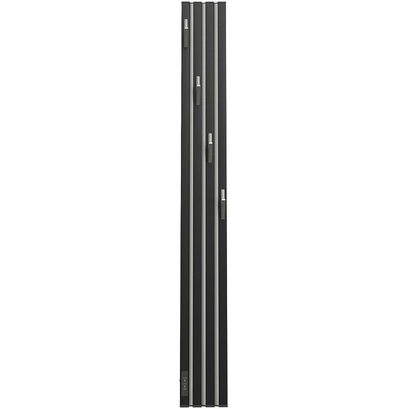 Электрический полотенцесушитель Point Пиано PN19722BGB 150x1200 диммер слева Черный Графит блеск