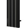 Электрический полотенцесушитель Point Пиано PN19722BGB 150x1200 диммер слева Черный Графит блеск