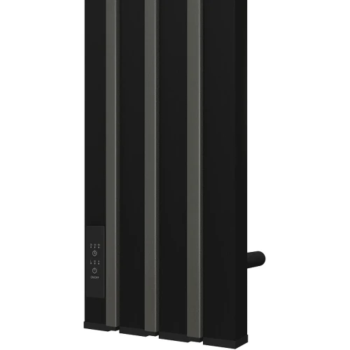 Электрический полотенцесушитель Point Пиано PN19722BGB 150x1200 диммер слева Черный Графит блеск