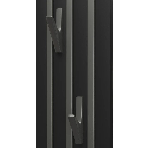 Электрический полотенцесушитель Point Пиано PN19722BGB 150x1200 диммер слева Черный Графит блеск
