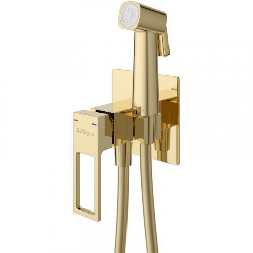 Гигиенический душ со смесителем BelBagno Luce LUC-HGN-ORO Золото