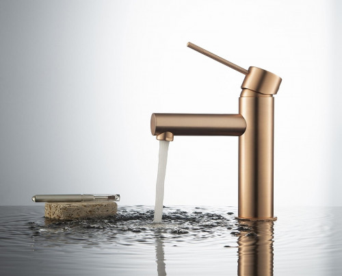 Смеситель для раковины Timo Saona 2361/19F цвет Розовое золото