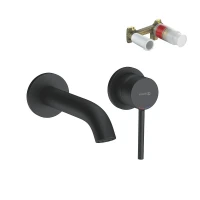 Смеситель для раковины Kludi Bozz 382443976S Черный матовый