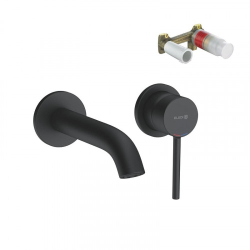 Смеситель для раковины Kludi Bozz 382443976S Черный матовый