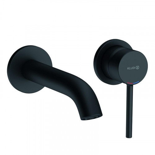 Смеситель для раковины Kludi Bozz 382443976S Черный матовый
