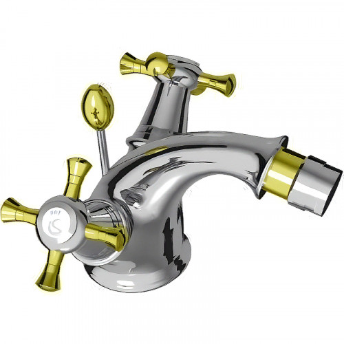 Смеситель для биде Ideal Standard Reflection B9655LS Хром Золото латунь