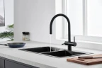 Смеситель для кухни Emar Steel ЕС - 3015 цвет Black