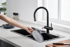 Смеситель для кухни Emar Steel ЕС - 3015 цвет Black