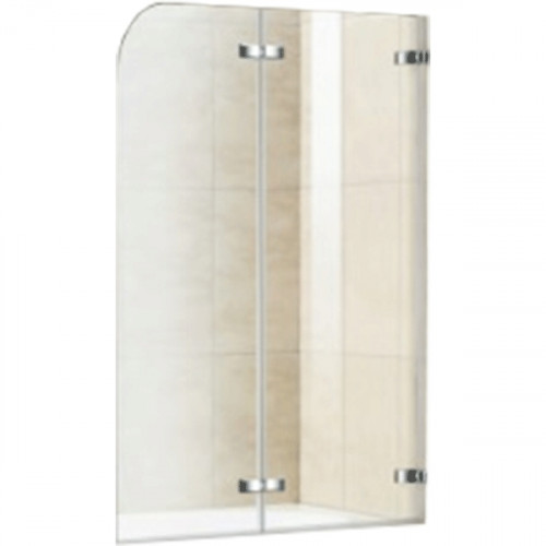 Шторка на ванну WeltWasser WW100 ZD2 90 10000003477 профиль Хром стекло прозрачное