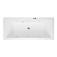 Акриловая ванна Excellent Heaven Slim 170x75 WAEX.HEV17S.SOFT.CR цвет Белый с гидромассажем форсунки Хром