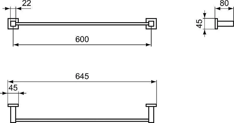 Полотенцедержатель Ideal Standard IOM E2197AA Хром