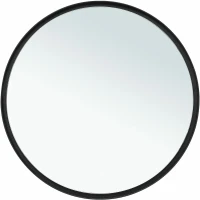 Зеркало Allen Brau Infinity 80 1.21017.BL с подсветкой Черное с сенсорным выключателем стекло