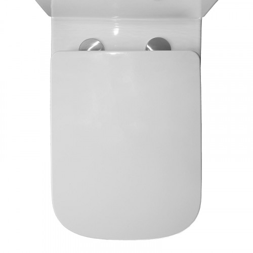 Унитаз компакт Azario Ferra AZ-1015 цвет Белый с бачком и сиденьем Микролифт