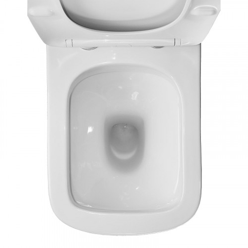 Унитаз компакт Azario Ferra AZ-1015 цвет Белый с бачком и сиденьем Микролифт