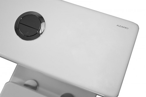 Унитаз компакт Azario Ferra AZ-1015 цвет Белый с бачком и сиденьем Микролифт