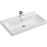 Тумба с раковиной Aquaton Сканди 80 1A283001SDB20+Santek Адриана 80 1WH501772 подвесная Белый глянец Дуб верона