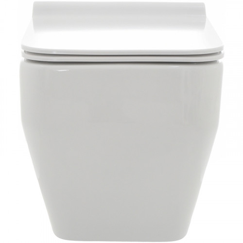 Унитаз AQUAme AQM2009 подвесной Белый глянец с сиденьем Микролифт фаянс подвесной