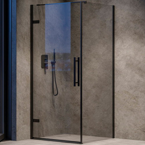 Душевая стенка Ravak Cool COPS-80 X9VV40300Z1 профиль Черный стекло Transparent