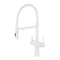Смеситель для кухни Rose R458C цвет Белый