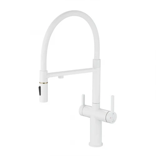 Смеситель для кухни Rose R458C цвет Белый