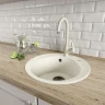 Кухонная мойка Lemark Sula 500 9910005 Серый шелк искусственный камень (литьевой мрамор) встраиваемый