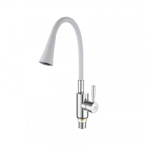 Смеситель для кухни Fashun A4053+B13 цвет Хром Белый
