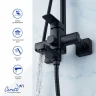 Душевая система Ceruttispa Орацио (Orazio RSMB CT12068 12068 цвет Черный матовый