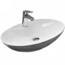 Раковина-чаша CeramaLux 65 9438 Белая фаянс накладная
