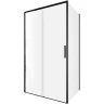 Душевой уголок Aquanet Pleasure Evo AE65-110x80-BT 110x80 324132 профиль Черный стекло прозрачное