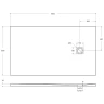 Душевой поддон из искусственного камня BelBagno Uno 160x90 TRAY-MR-UNO-AH-160/90-35-W-BO Белый
