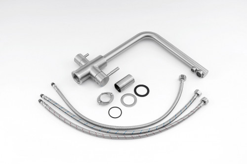 Смеситель для кухни Knotlor Streamline SS-08 цвет Матовая сталь