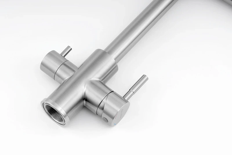 Смеситель для кухни Knotlor Streamline SS-08 цвет Матовая сталь