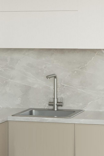 Смеситель для кухни Knotlor Streamline SS-08 цвет Матовая сталь