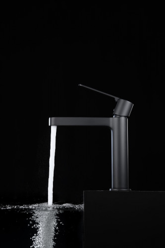 Смеситель для раковины AltroBagno Unione 0136 MB цвет Черный матовый