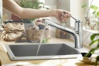 Смеситель для кухни Hansgrohe Zesis M33 74800000 Хром латунь