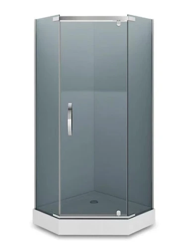 Душевой уголок Loranto Neo 90х90 CS-22112 профиль Серебро стекло тонированное