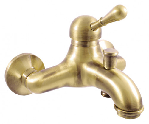 Смеситель для ванны Rav Slezak Labe Mosaz L454.5SM (L054.5SM) бронза на стену