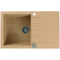 Кухонная мойка Alveus Granital Cadit 20 Beige G55 790x500 1132024 Бежевая искусственный камень (литьевой мрамор) встраиваемый