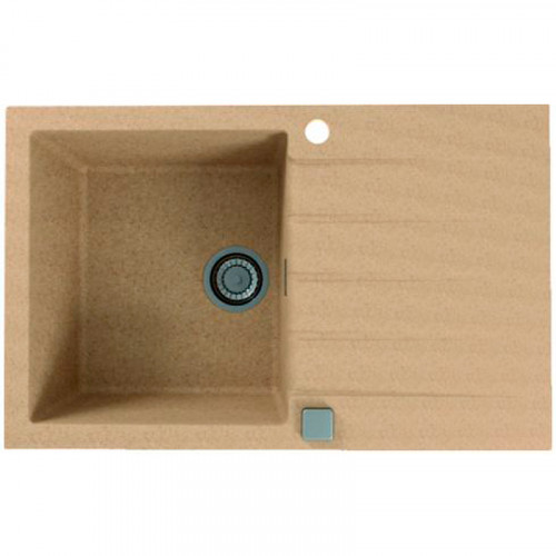 Кухонная мойка Alveus Granital Cadit 20 Beige G55 790x500 1132024 Бежевая искусственный камень (литьевой мрамор) встраиваемый